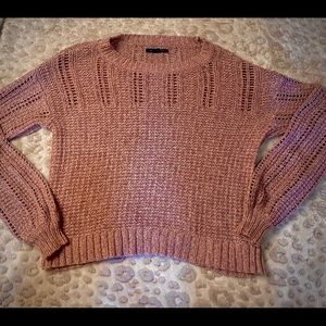 American Eagle women long sleeve cropped sweater xs casual